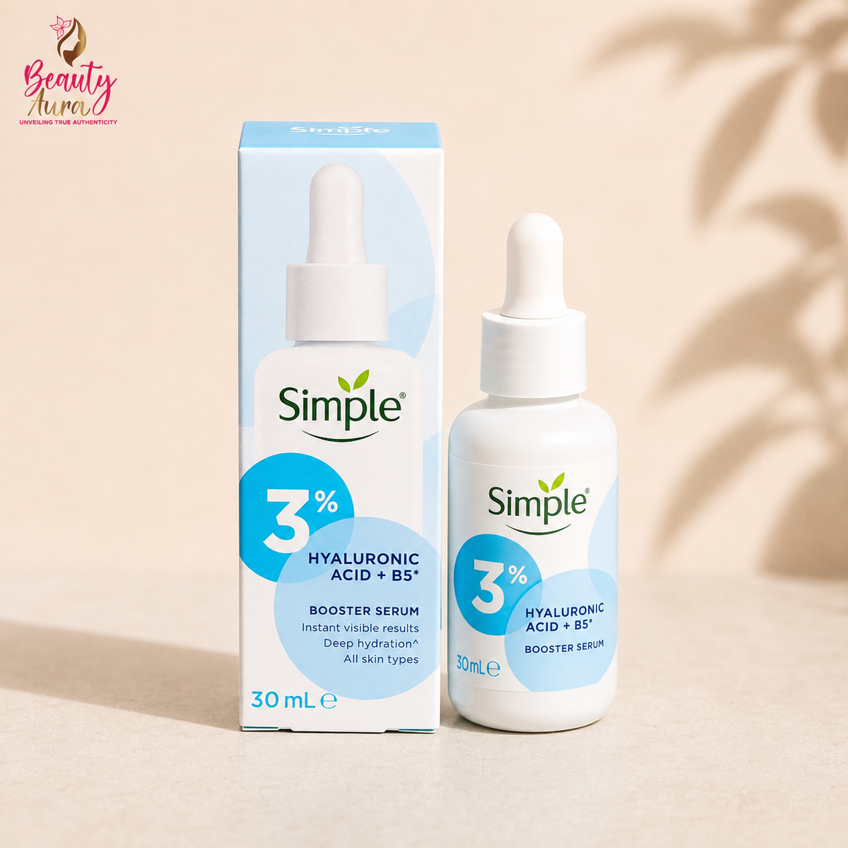 Simple Booster Serum 3% Hyaluronic Acid + B5 -30ml