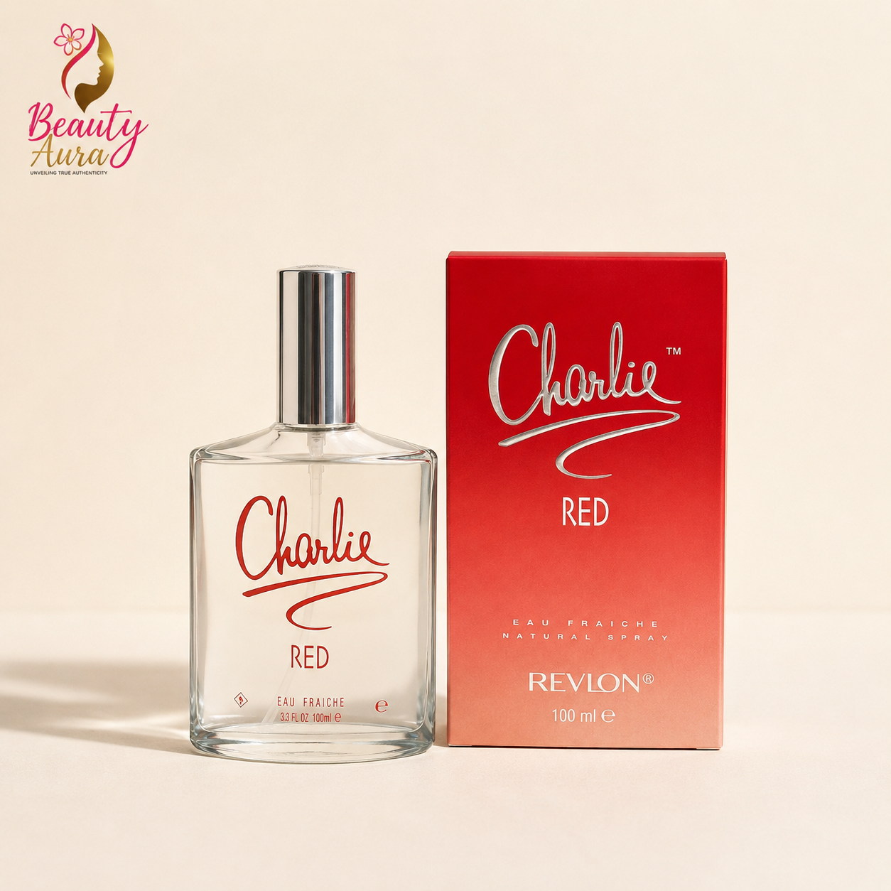 Charlie 100ml Eau Fraiche Spray - Red