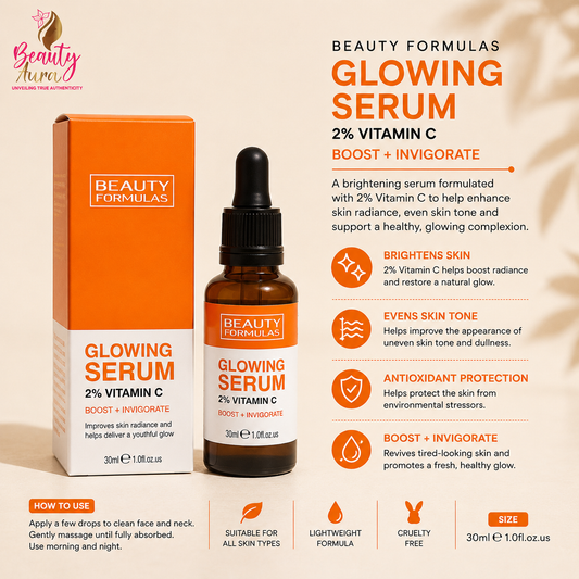 Beauty Formulas 2% Vitamin C Facial Serum