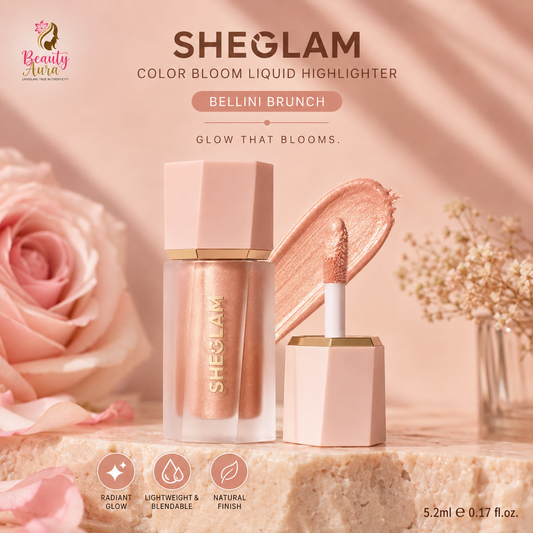 Sheglam Color Bloom Liquid Highlighter Bellini Brunch 5.2ml