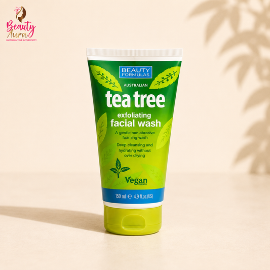 Beauty Formulas Tea Tree Oil Deep Cleansing Foaming Facial Wash