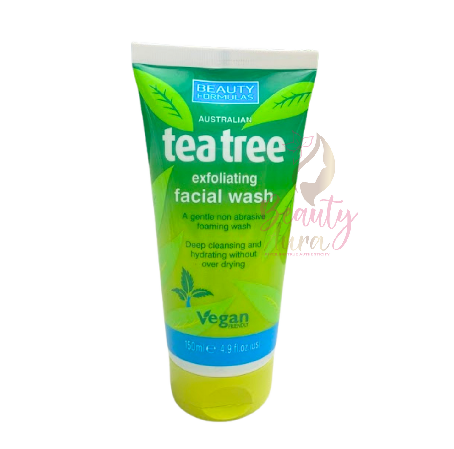 Beauty Formulas Tea Tree Oil Deep Cleansing Foaming Facial Wash